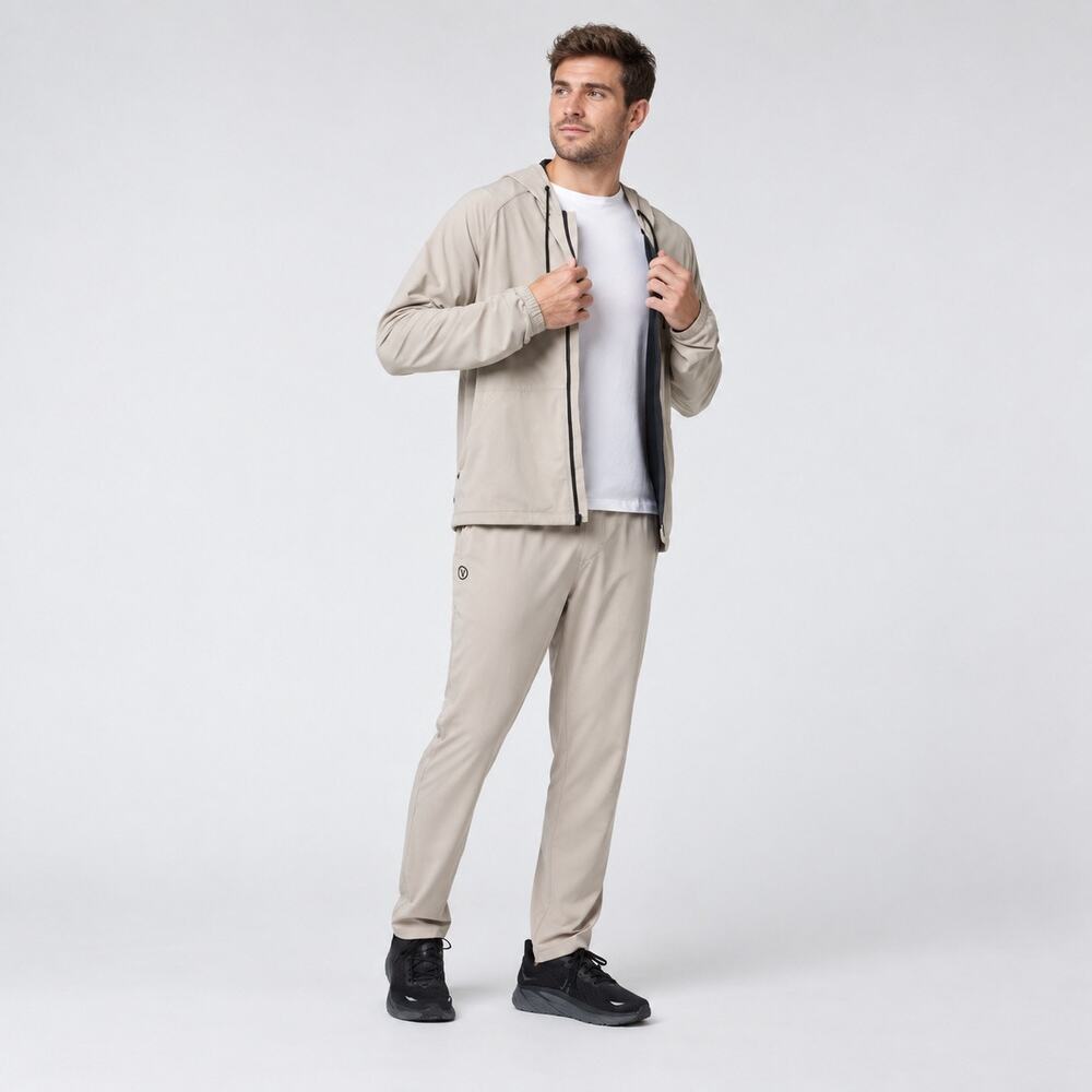 Vuori Toast Elevate Kore Lined Pants Stretch Men’s Training Gym Drawstring Large